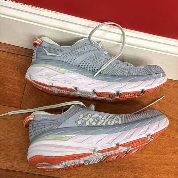 Hoka One One W Bondi 7 Running Athletic Shoes size 9.5 - Picture 5 of 10
